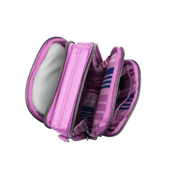 Lug Skeeter Mini Bridge Love Convertible Crossbody Belt Bag Acai Berry - Picture 4 of 7